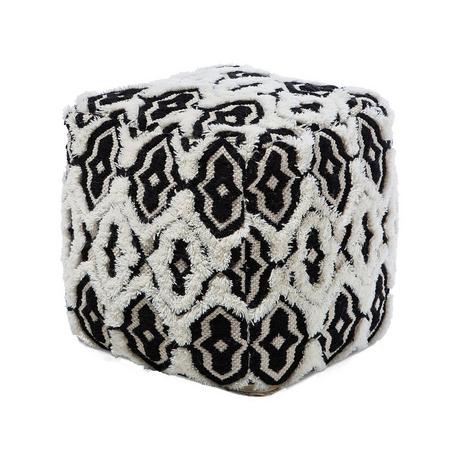 Beliani Pouf en Cotone Boho ORAI  