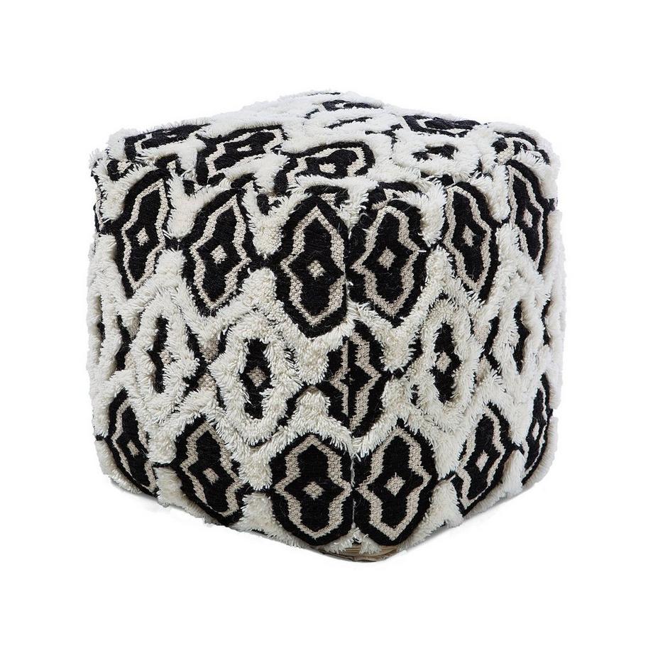 Beliani Pouf en Coton Boho ORAI  