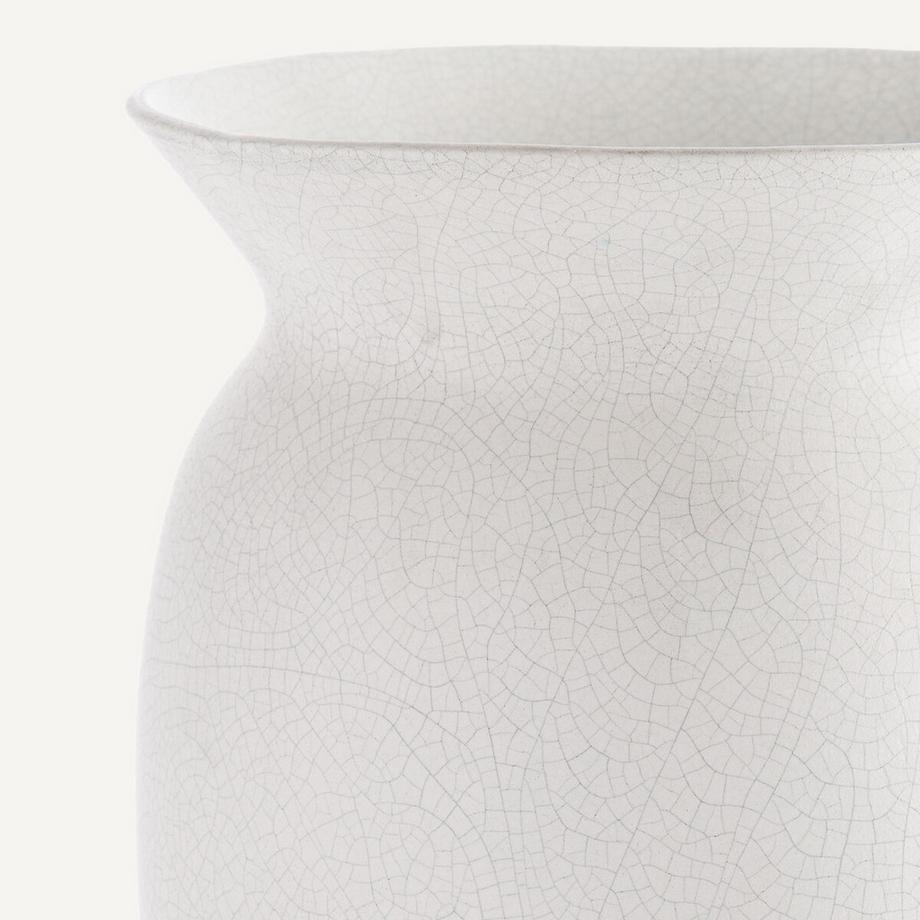 AM.PM Vase Estre aus Craquelé-Steingut  