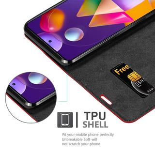 Cadorabo  Housse compatible avec Samsung Galaxy M31s - Coque de protection avec fermeture magnétique, fonction de support et compartiment pour carte 