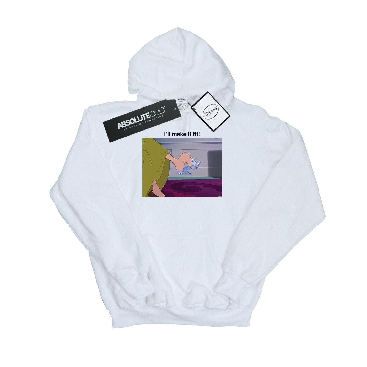 Image of I'll Make It Fit Kapuzenpullover Herren Weiss S