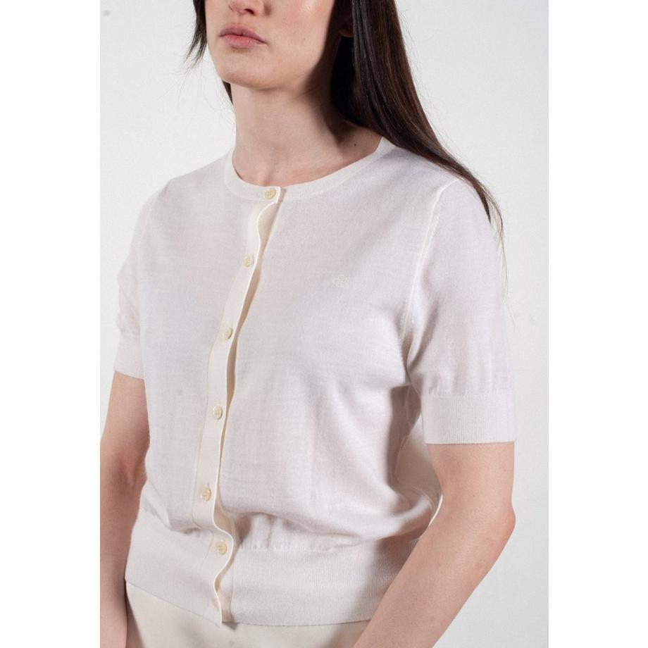 Studio Cashmere8 FRIDA 5 Cardigan Col Rond Manches Courtes  