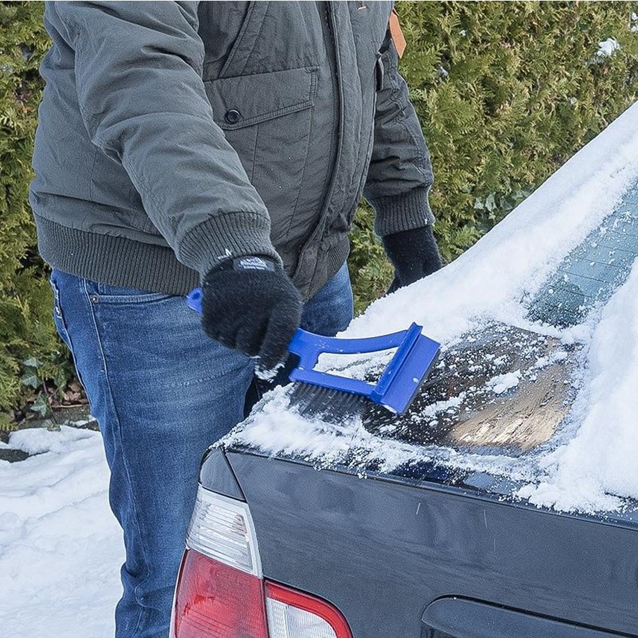 Pricenet Balai à neige 14,5 pouces avec grattoir à glace  