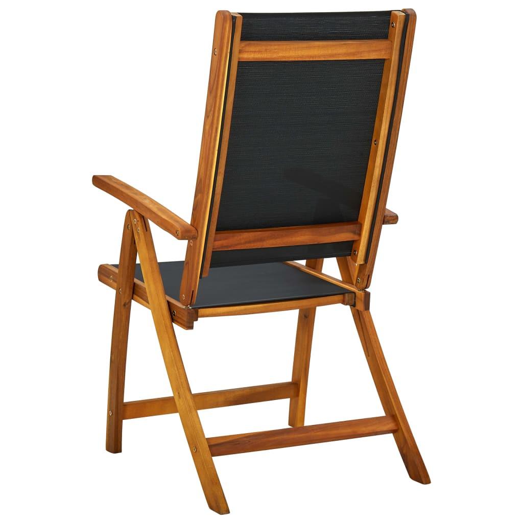 VidaXL Chaise de jardin bois d'acacia  