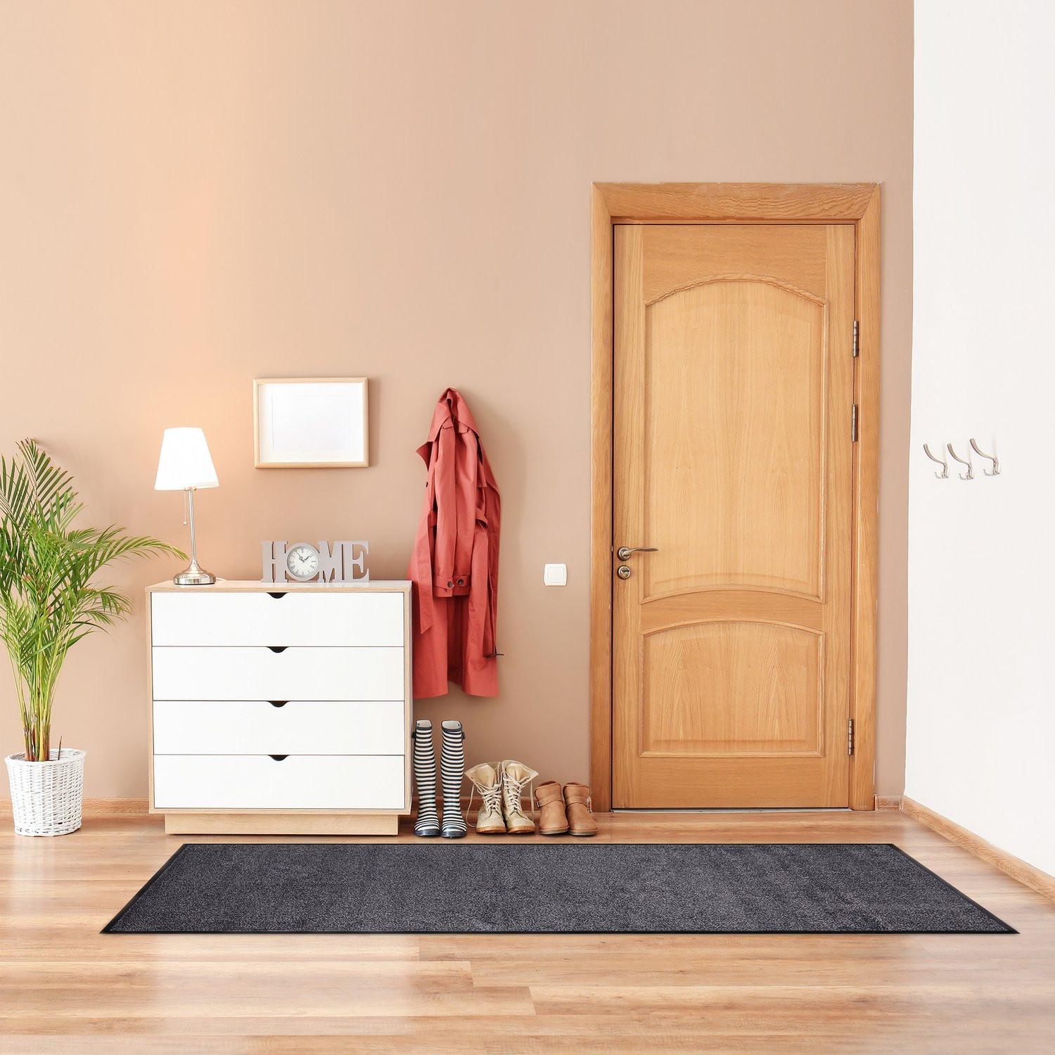 Northix Tappetino raccogli-sporco grigio  