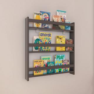 VCM Holz Kinderregal Bücherregal Kinder Wandregal Hängeregal Wandboard Regal Kidos  