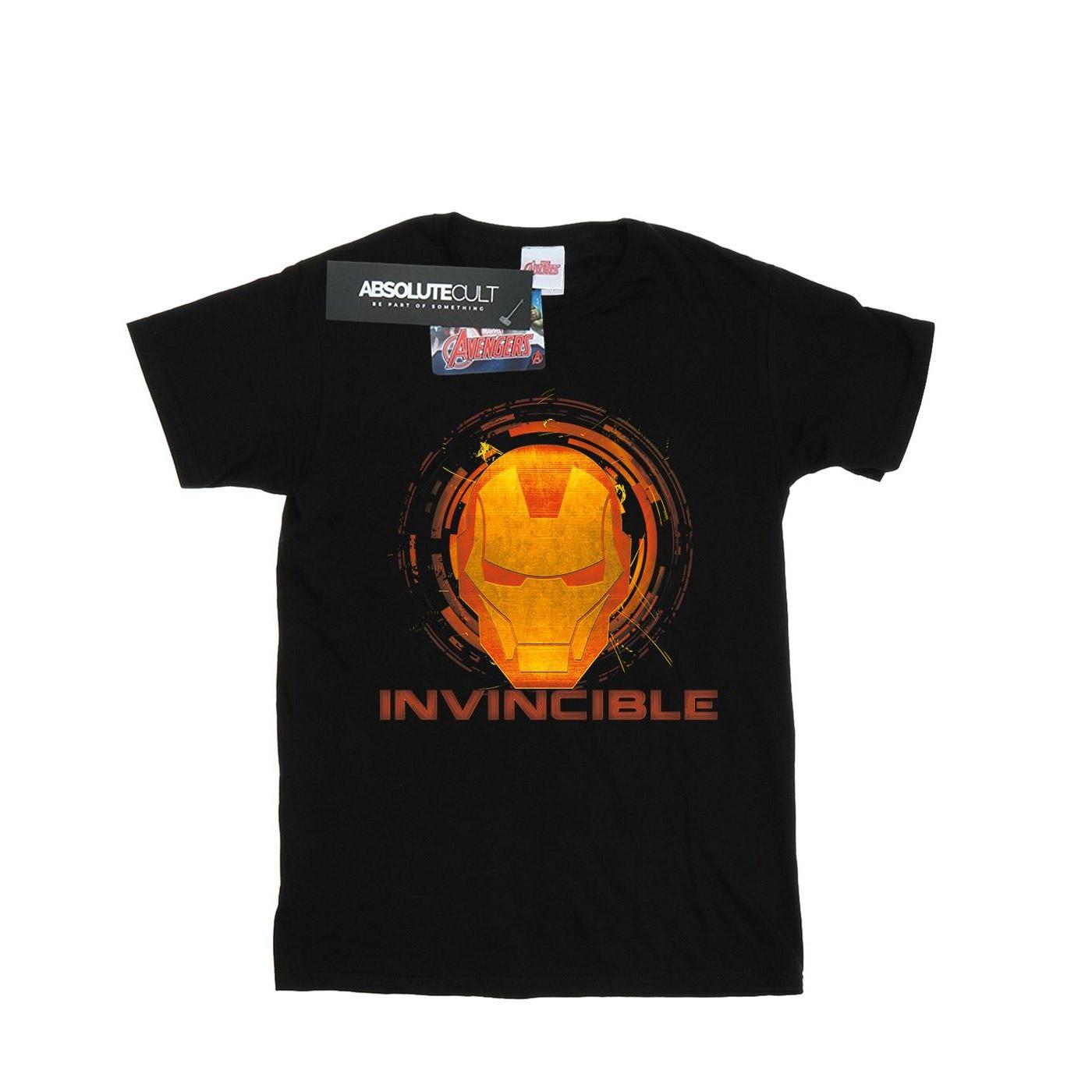 Image of Iron Man Invincible Tshirt Damen Schwarz XXL