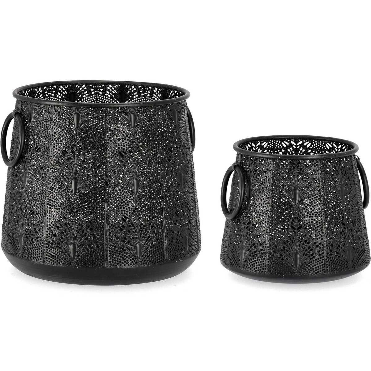 Image of Laterne Larjam gold rund (2er-Set) Laterne Larjam gold rund (2er-Set)