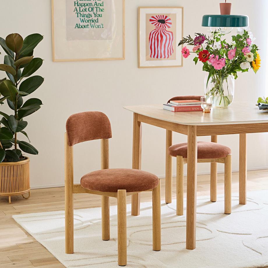 La Redoute Intérieurs Stuhl Beine aus massiver Eiche  