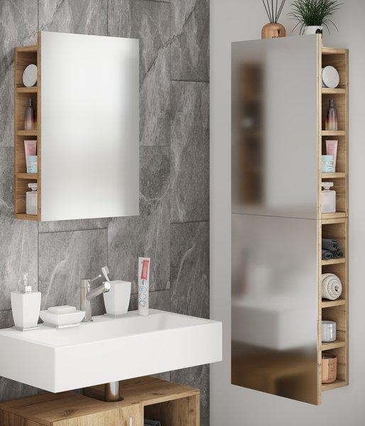 VCM miroir de salle de bain miroir mural miroir suspendu armoire de toilette salle de bain Flandu XL  