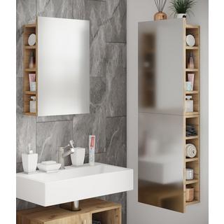 VCM Badspiegel Wandspiegel Hängespiegel Spiegelschrank Badezimmer Flandu XL  