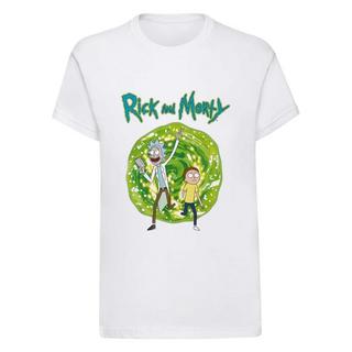 Rick And Morty Rick and Morty Grafik Print T-Shirt  