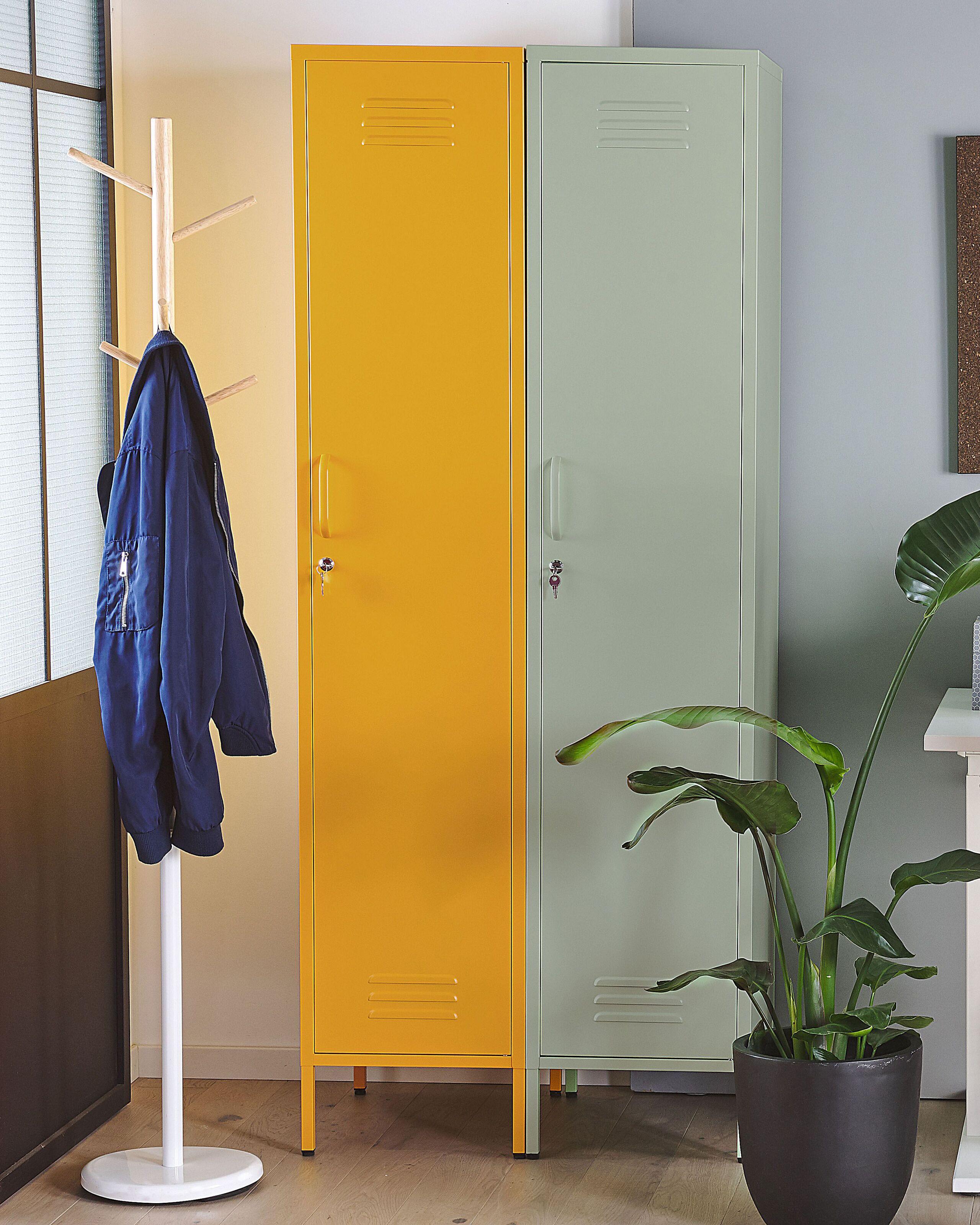 Beliani Armadietto da ufficio en Acciaio Moderno FROME  