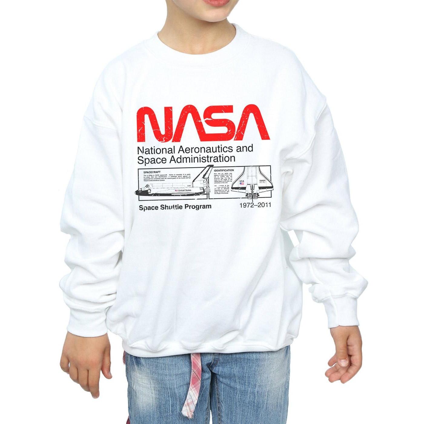 Nasa  Classic Space Shuttle Sweatshirt 