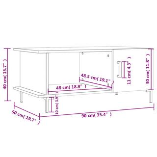 VidaXL Couchtisch holzwerkstoff  