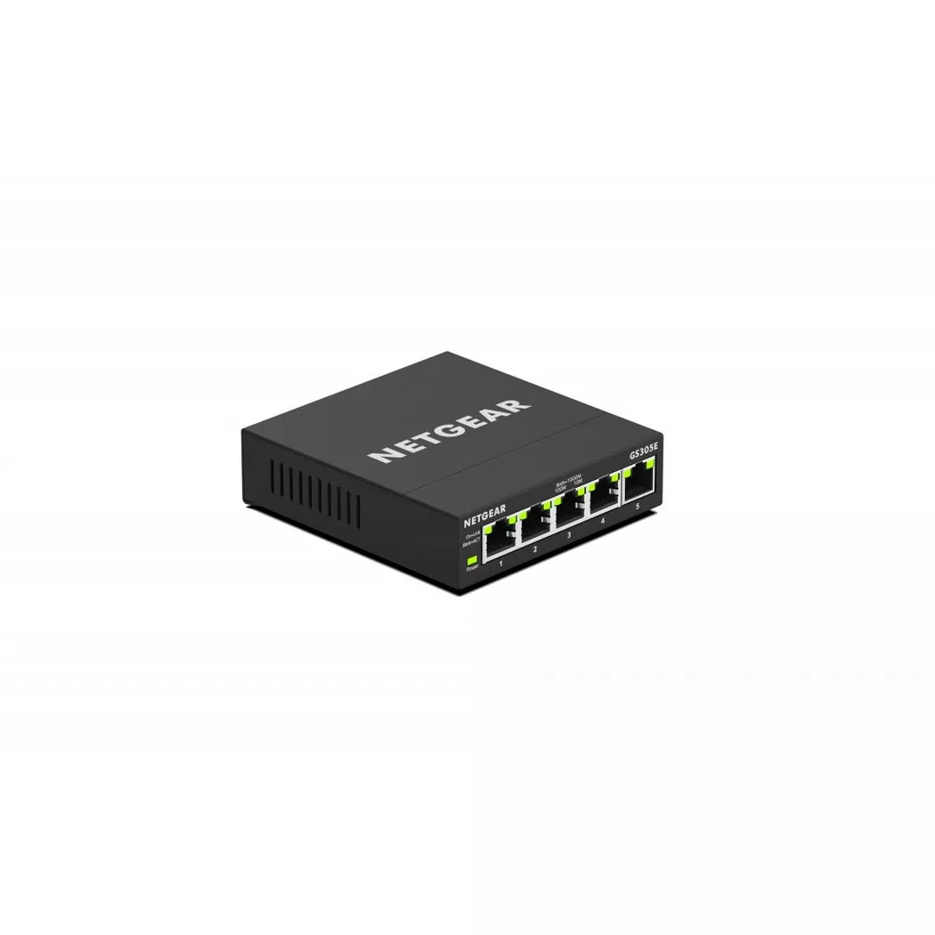 NETGEAR GS305E Managed Gigabit Ethernet (10/100/1000) Black