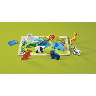 Crocodile Creek  Wood Puzzle, Zoo 