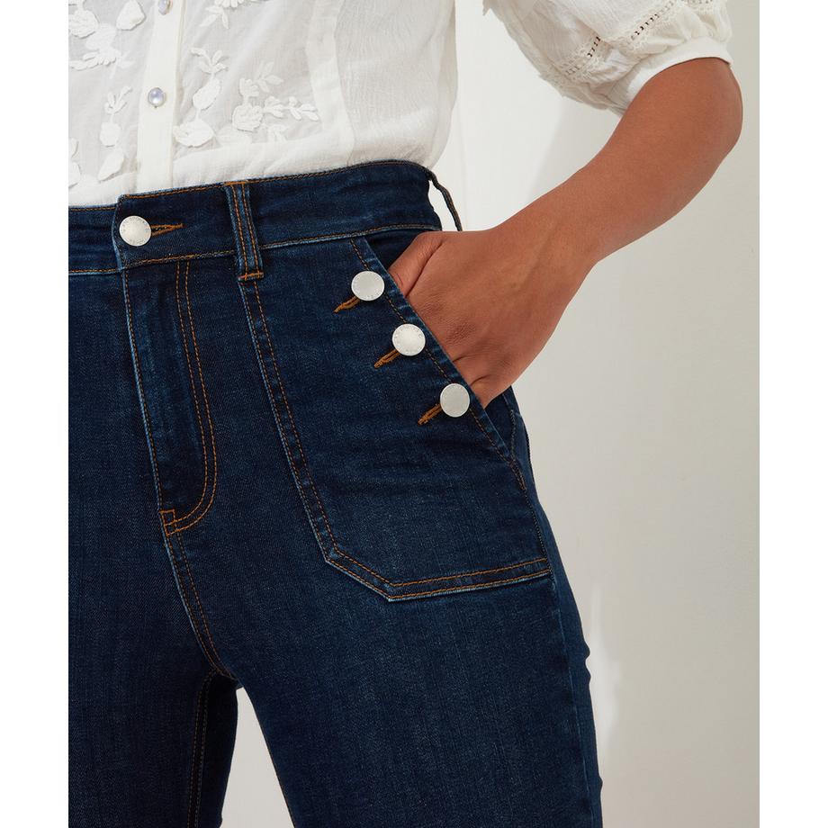 Joe Browns Jean Poches Bouton Délavé Rétro  