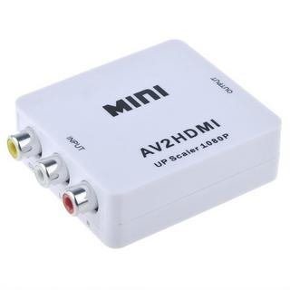 eStore  Mini AV zu HDMI Video Converter Adapter 720p 1080p 