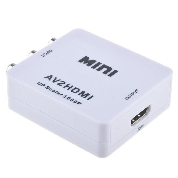 eStore  Mini AV zu HDMI Video Converter Adapter 720p 1080p 