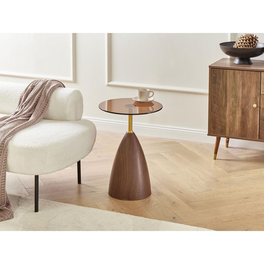 Beliani Table d'appoint en Métal  WALLIS  