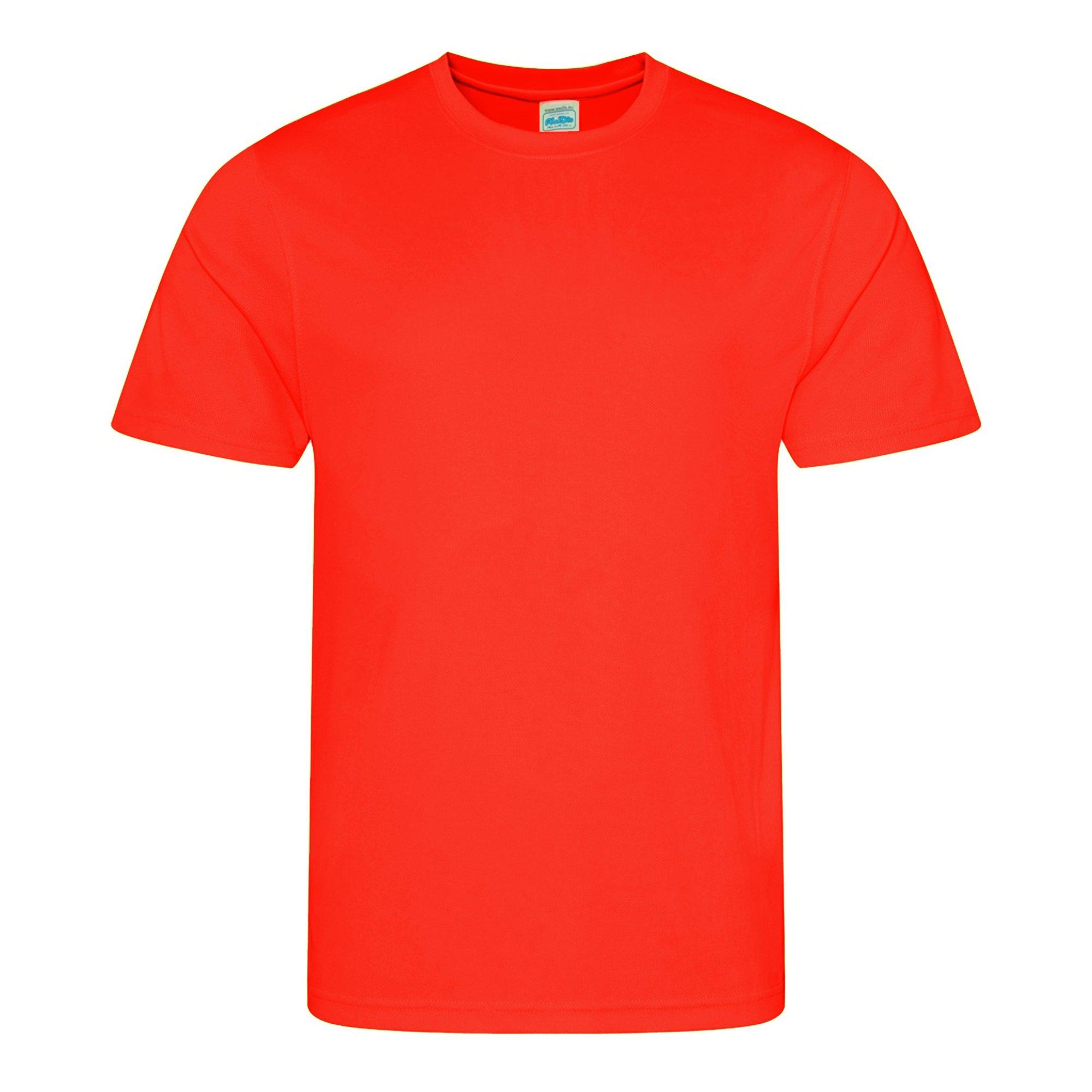Image of Just Cool Performance Tshirt Herren Orange XL