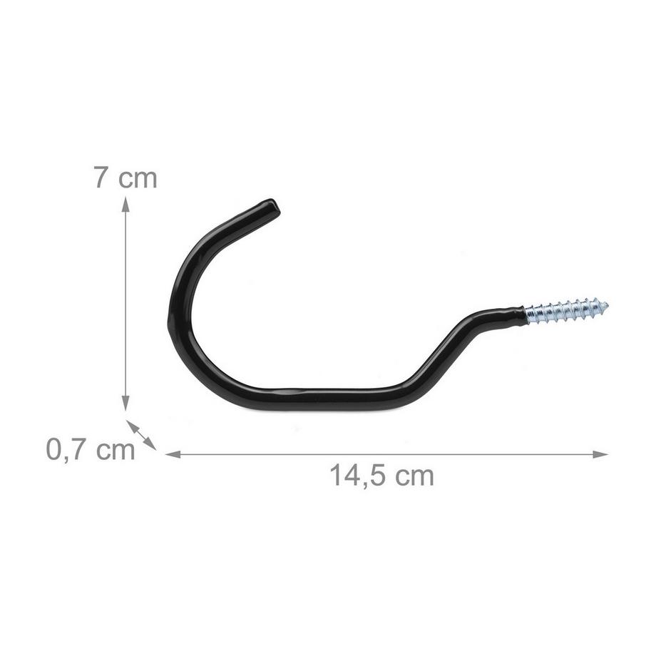 Northix  Lot de 12 crochets pour vélo 