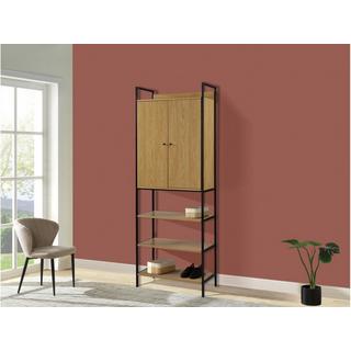 Vente-unique Garderobe TAPORA 2 Türen 3 Regale 1 Garderobe Eiche  