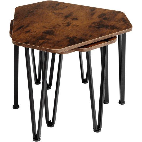 Tectake Beistelltisch-Set Torquay  