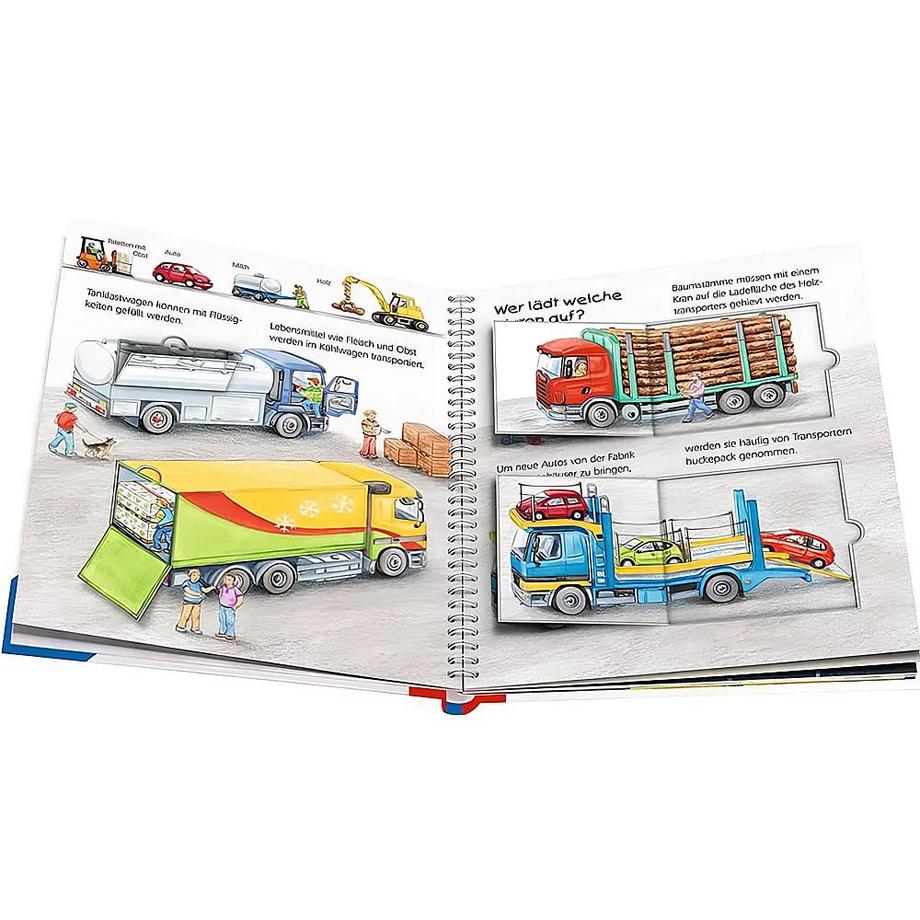 Wieso? Weshalb? Warum? junior, Band 11: Autos und Laster Erne, Andrea; Weller, Ursula (Illustrationen) Gebundene Ausgabe 