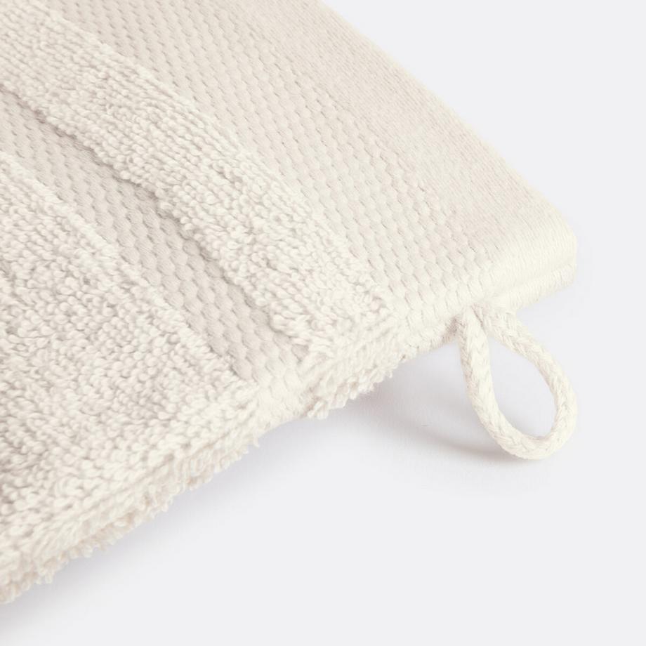 La Redoute Intérieurs 4er-Pack Waschhandschuhe KHEOPS aus gekämmter Baumwolle 600g/m2  