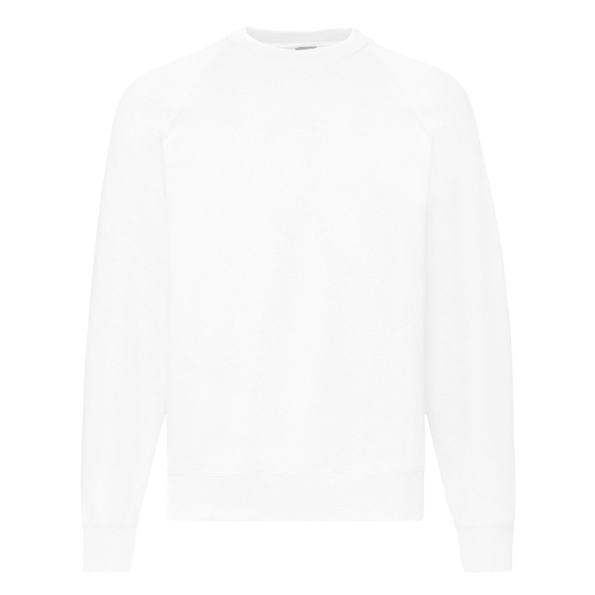 Image of Raglanärmeln Belcoro® Sweatshirt Herren Weiss XXL