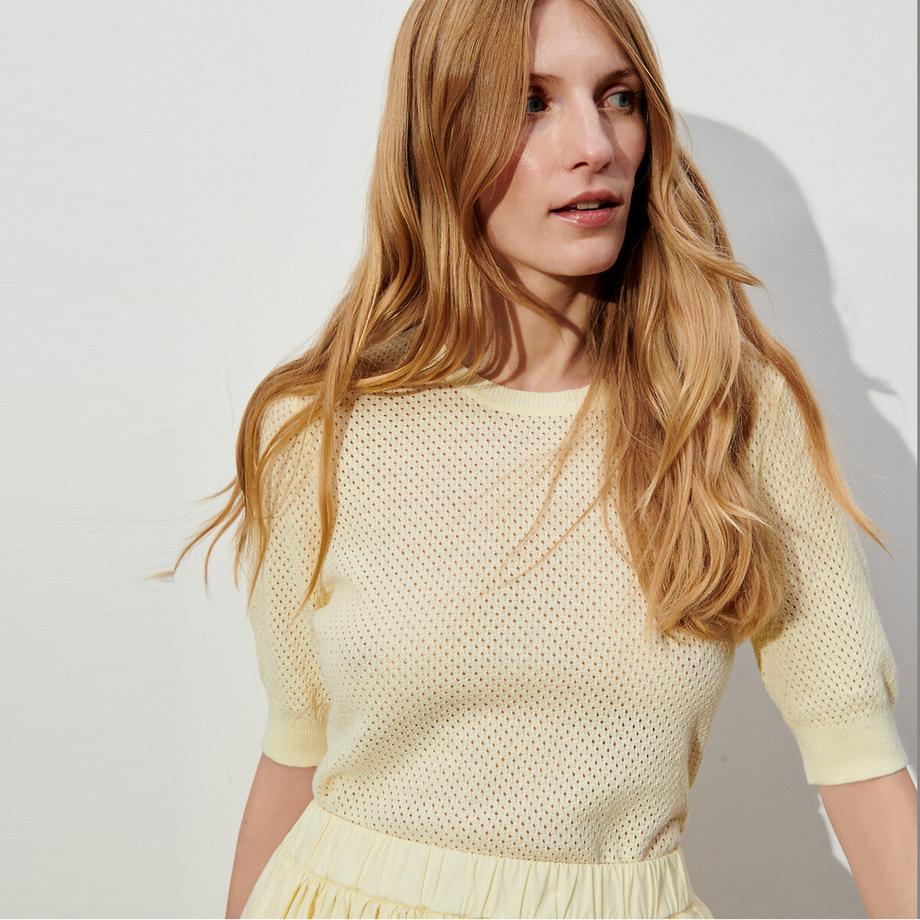 La Redoute Collections Pullover Girocollo Maniche Corte  