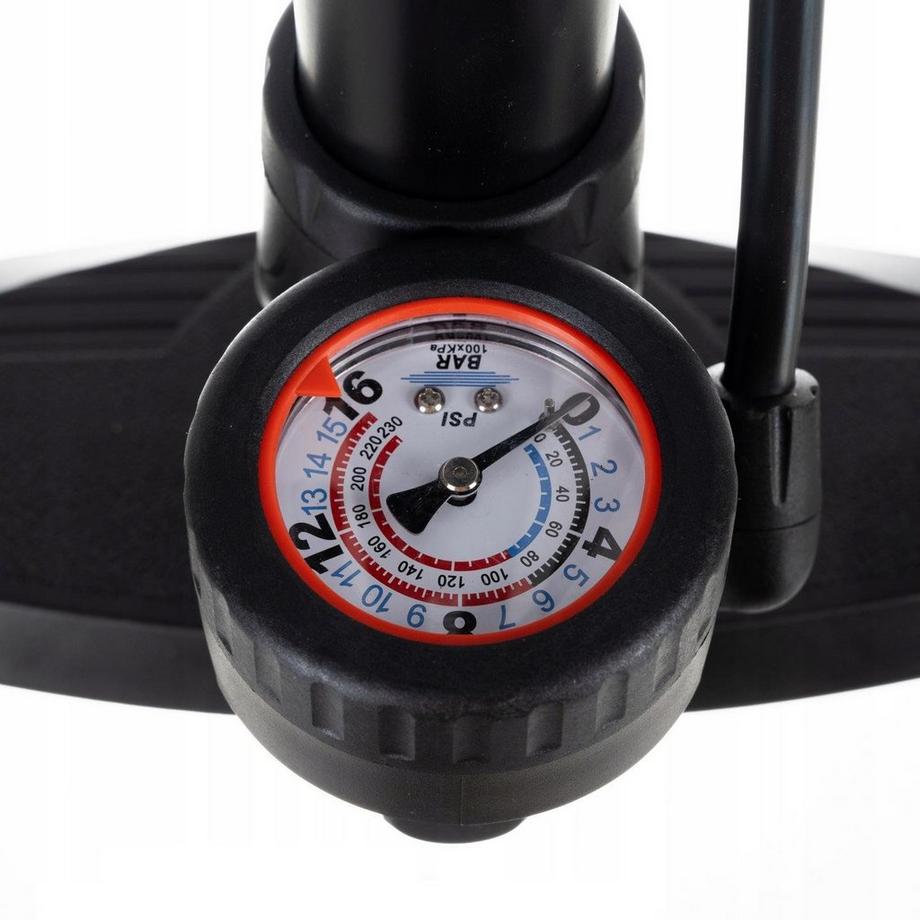 Trizand  Fußpumpe / Fahrradpumpe mit Manometer 