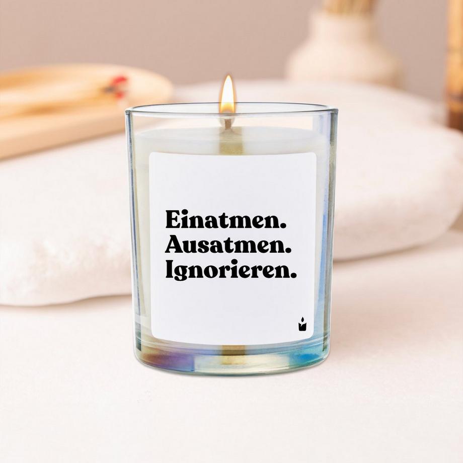 CandleHand Duftkerze Flowery Einatmen. Ausatmen. Ignorieren.  