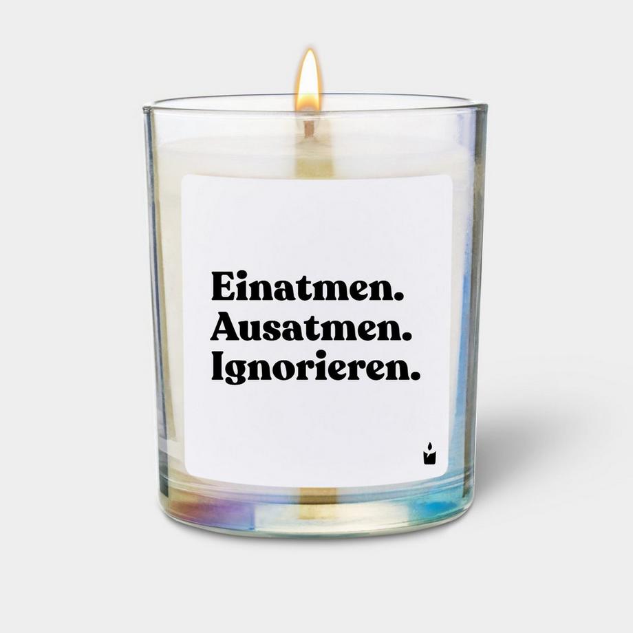 CandleHand Duftkerze Flowery Einatmen. Ausatmen. Ignorieren.  