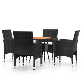 VidaXL set da pranzo da giardino Polirattan  