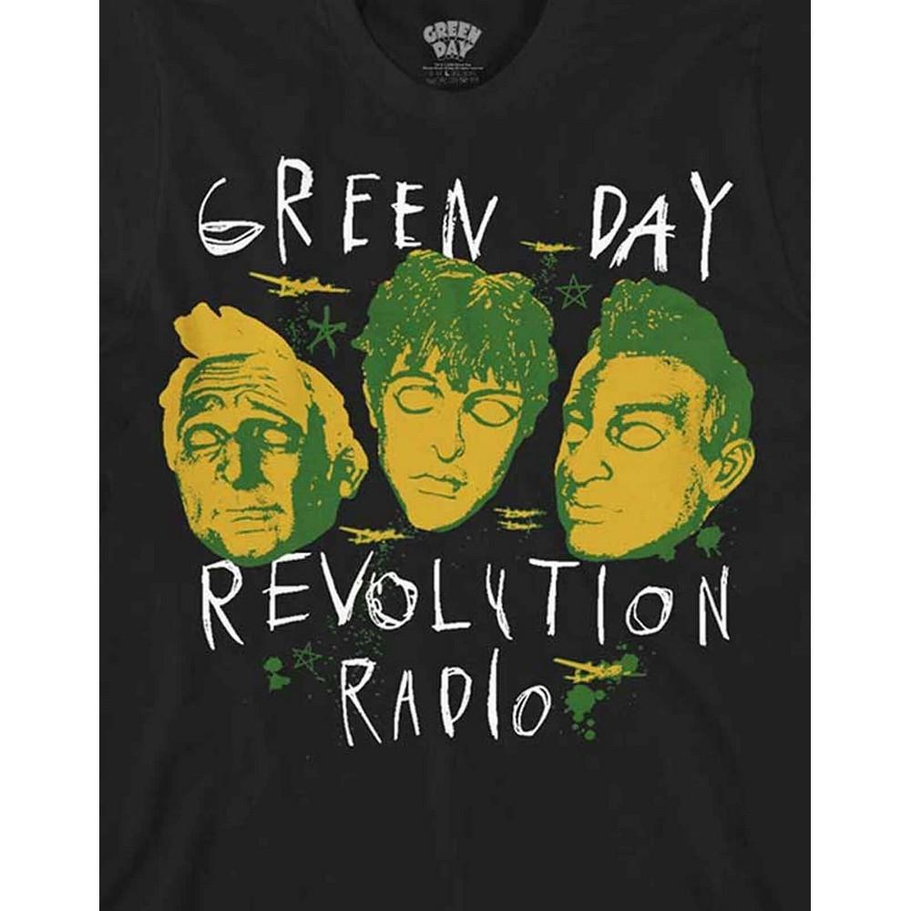 Green Day  Tshirt SCRIBBLE MASK 