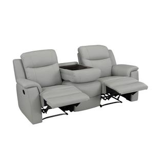 Vente-unique Relaxsofa Leder 3Sitzer EVASION  