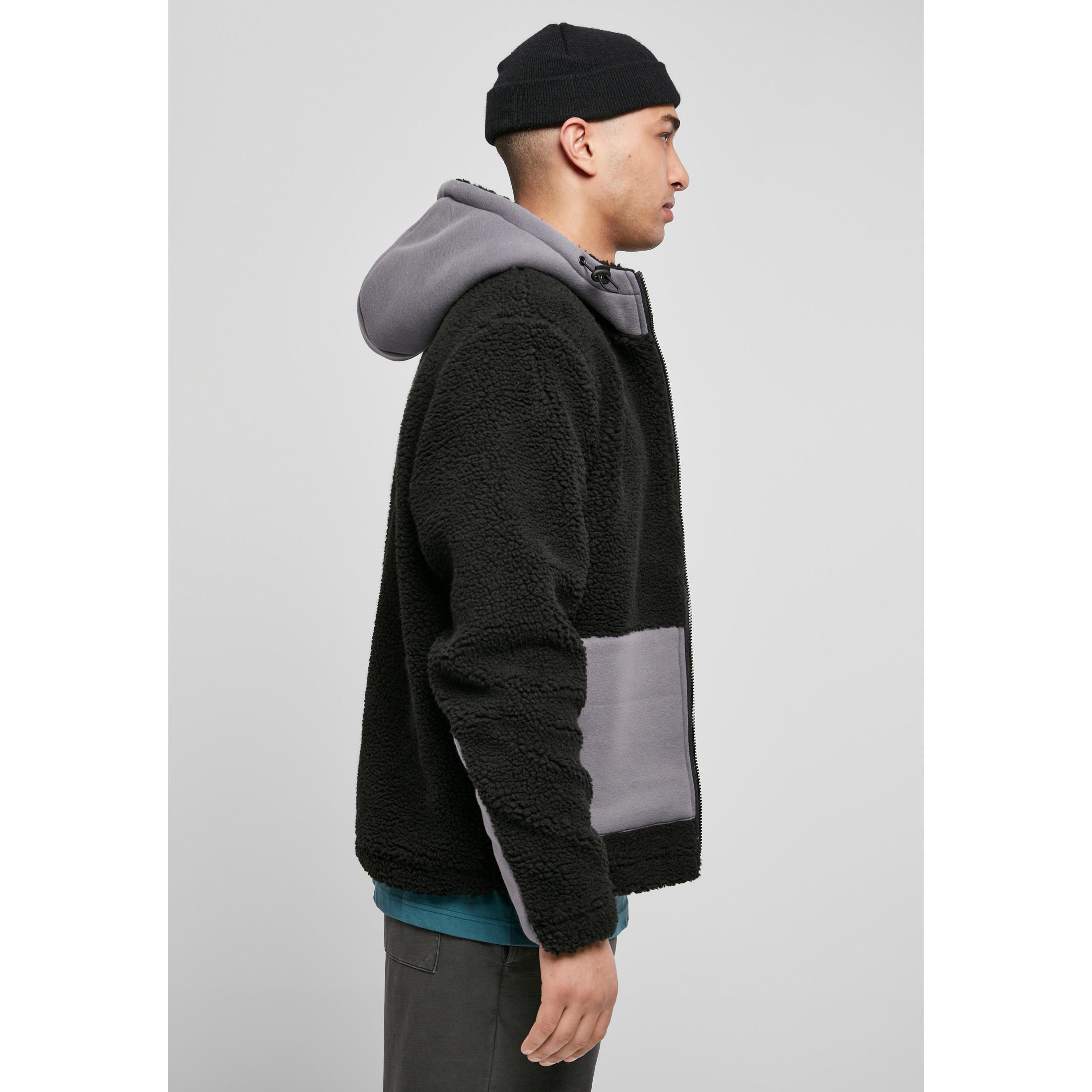 URBAN CLASSICS Sherpa Kapuzenjacke  