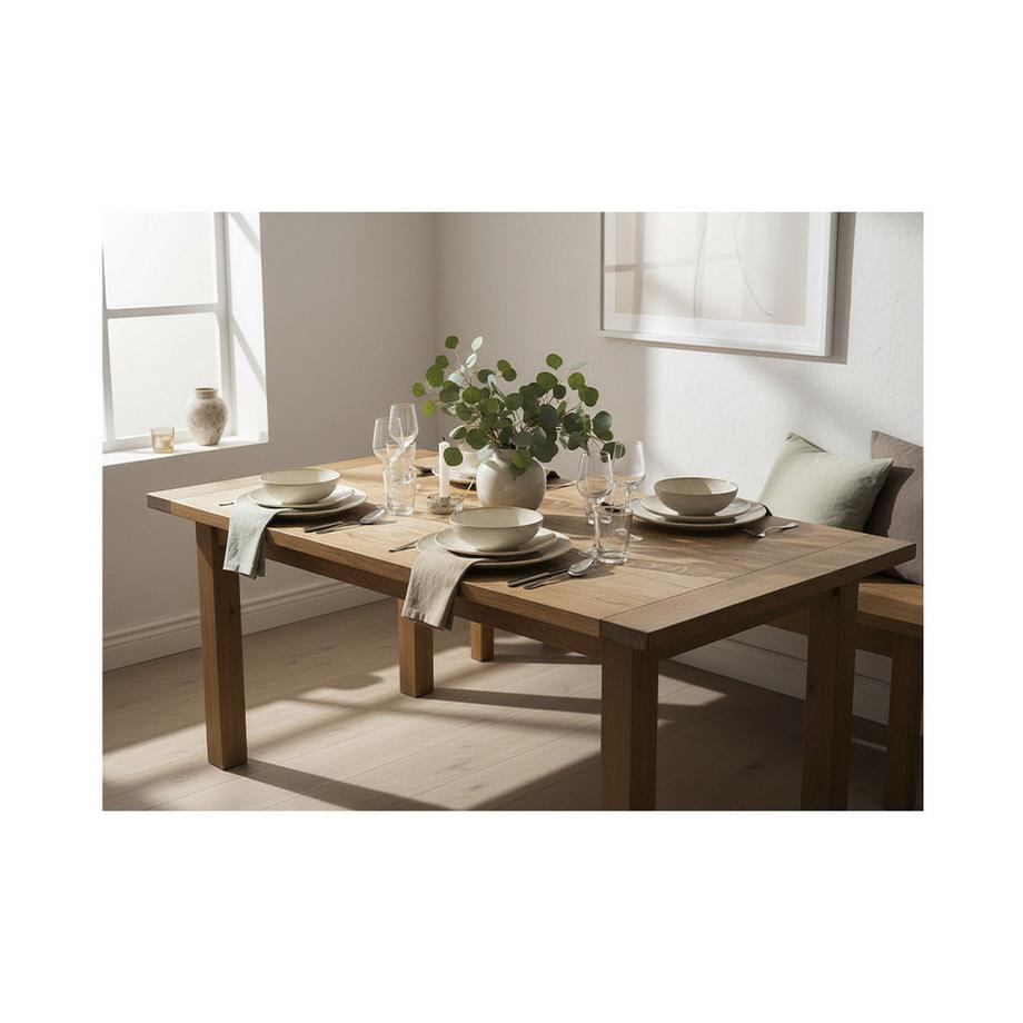 TAVOLA  Set de vaisselle beige pastel 18 pièces 