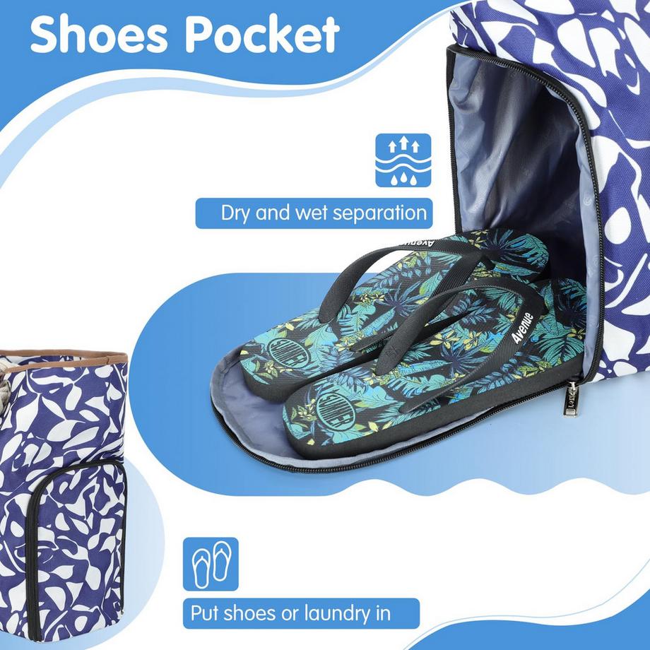 Only-bags.store Grosse Strandtasche mit Reissverschluss  