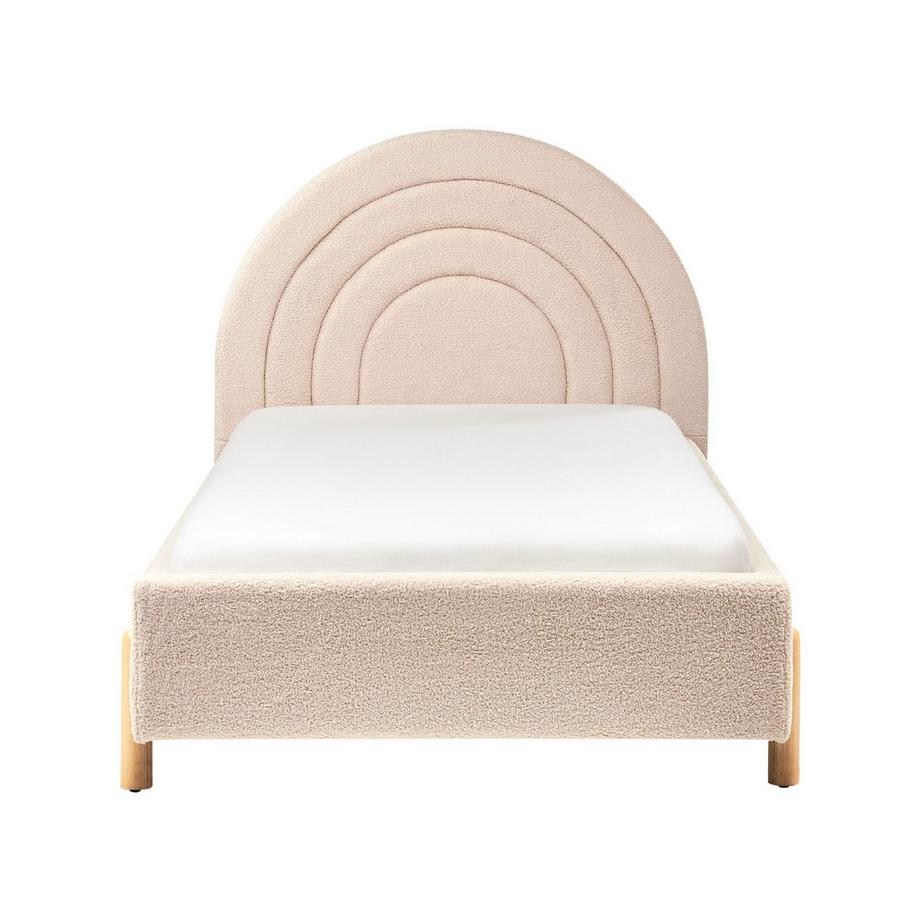 Beliani Lit d'enfant en Bouclé Rétro ANET  