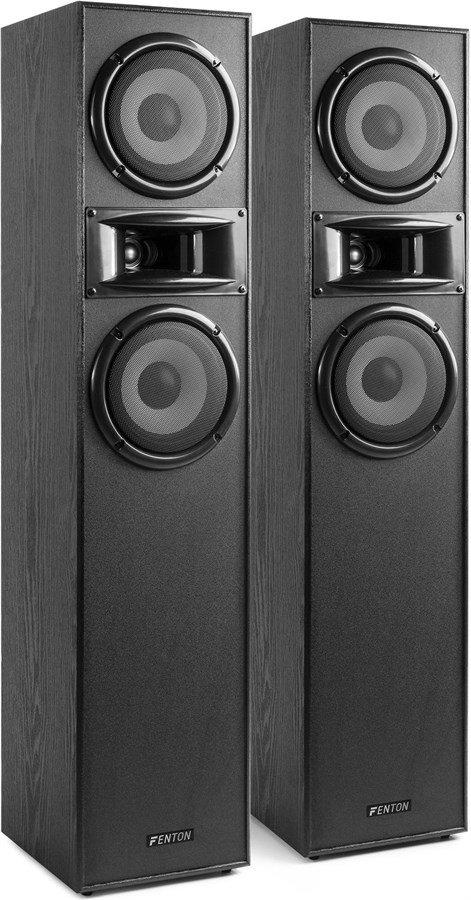 Fenton  Standlautsprecher Paar SHF700B Schwarz 