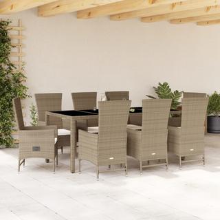 VidaXL Garten essgruppe poly-rattan  