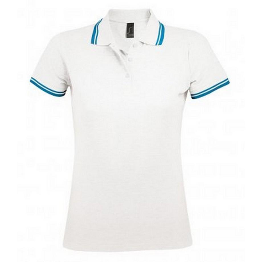 SOLS Pasadena Pique Kurzarm Polo Shirt  