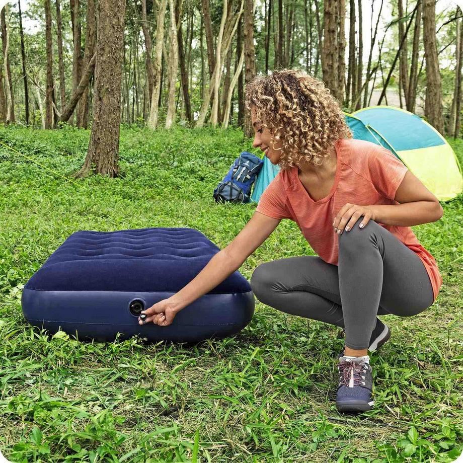 B2X Materasso Gonfiabile 185x76x22 cm con Pompa a Pedale Incorporata  