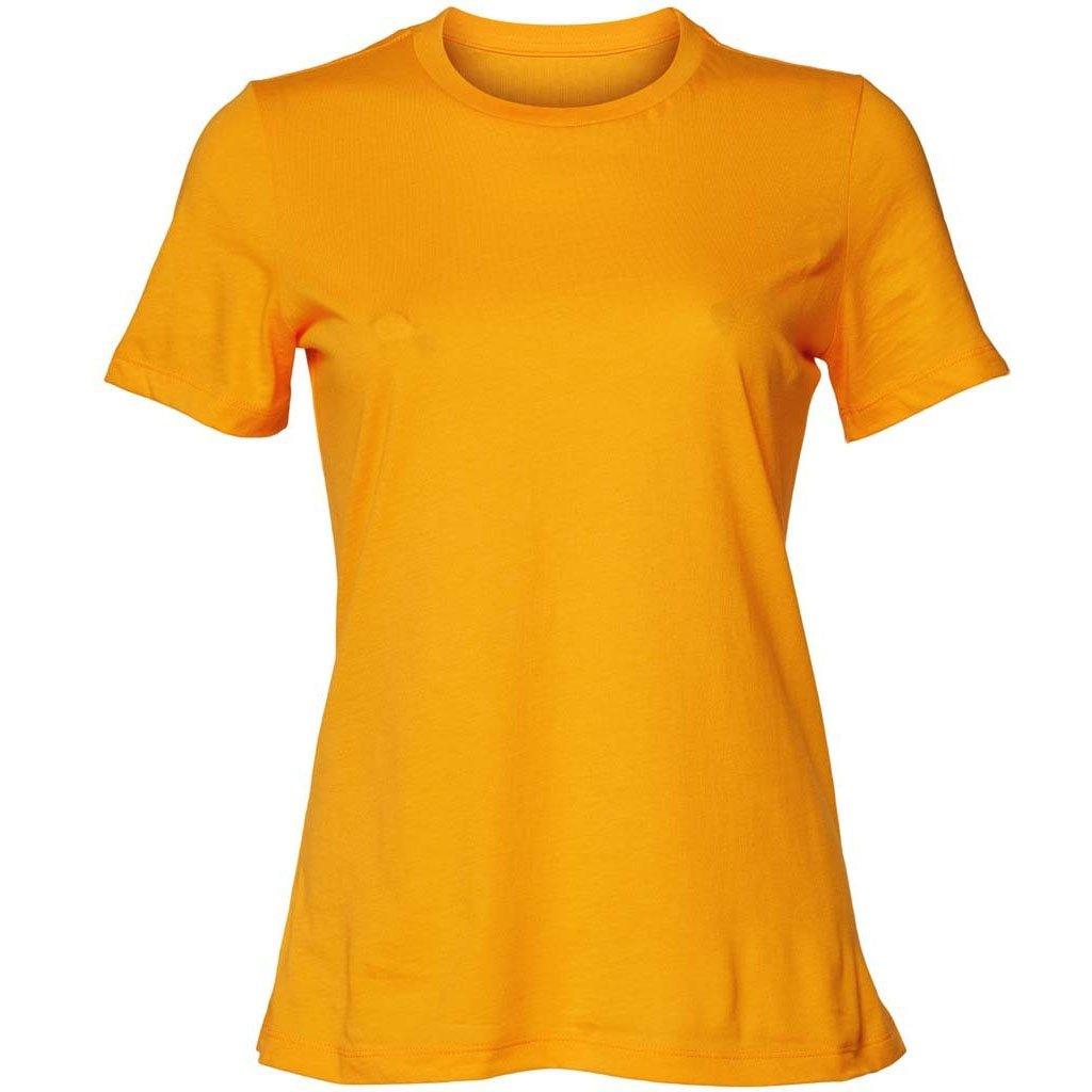 Image of Relaxed Jersey Tshirt Damen Gold XL