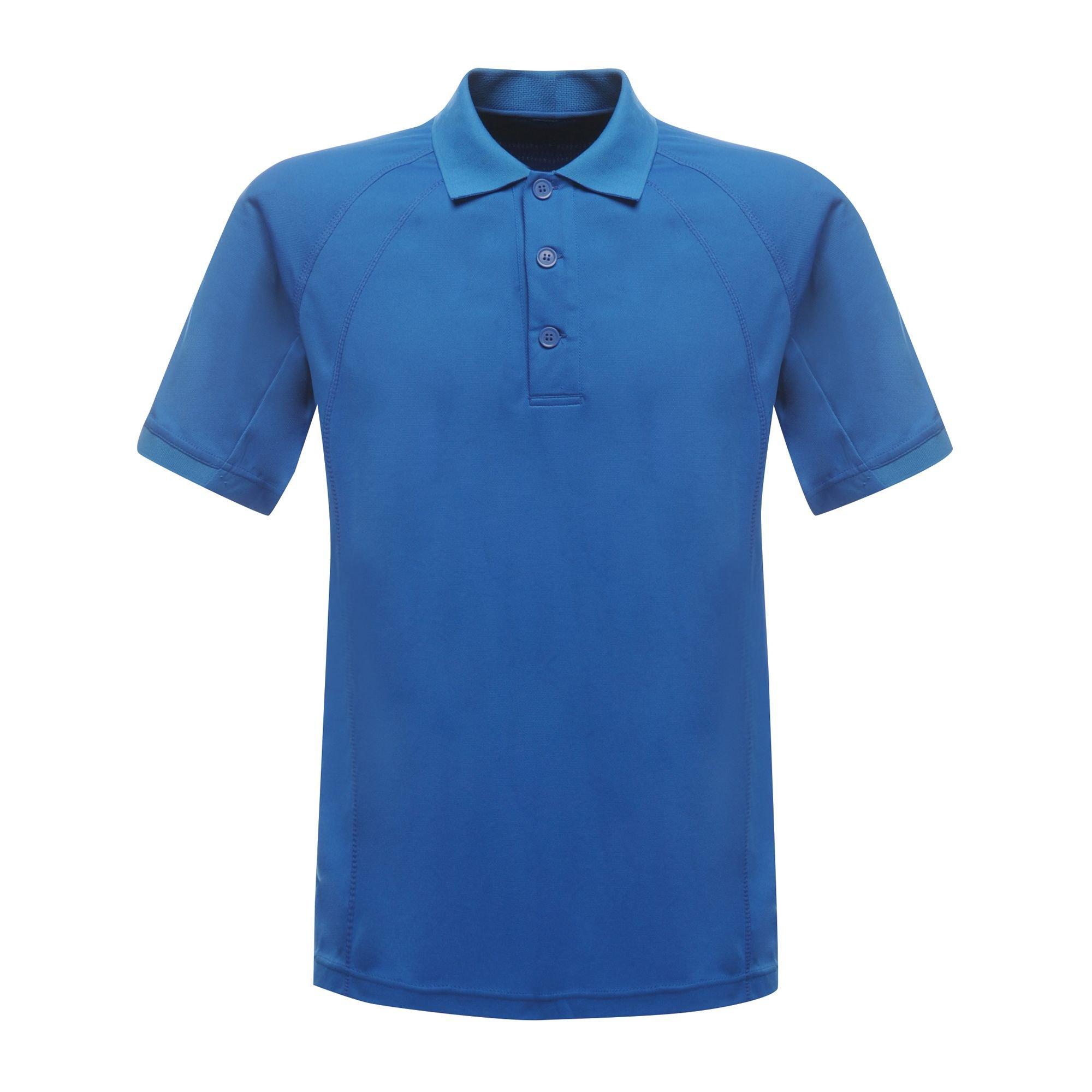 Image of Professionell Poloshirt, Kurzärmlig Herren Blau L