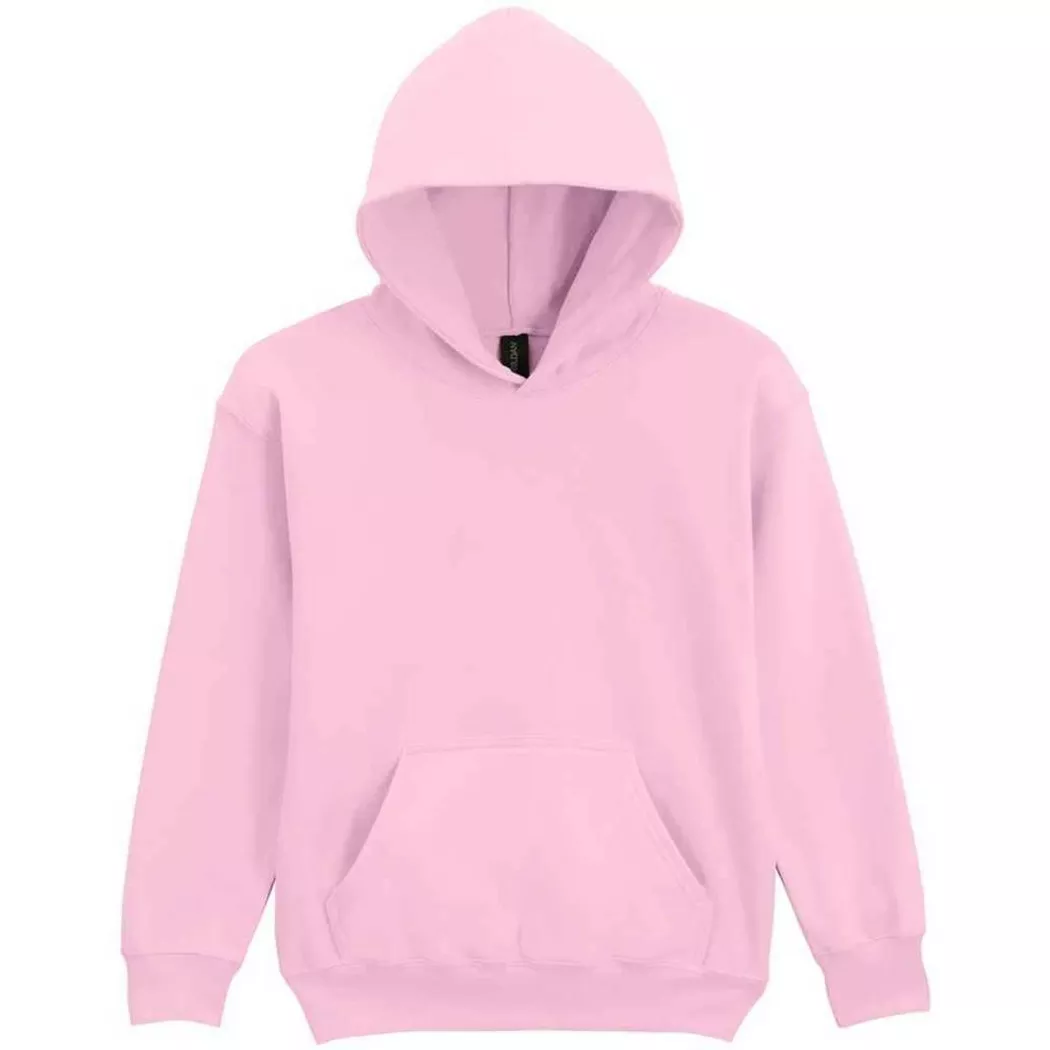 Gildan - Softstyle Kapuzenpullover Mittelschwer, L, Hellrosa